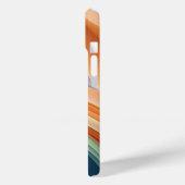 Coques Case-Mate iPhone Vague Abstrait de Vague Arc-en-ciel Moderne (Verso / Gauche)