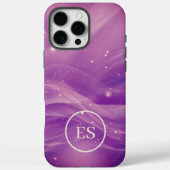 Coques Case-Mate iPhone Vague Abstraite Monogramme de luxe (Verso)