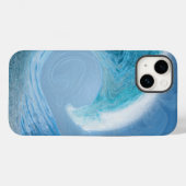 Coques Case-Mate iPhone Vague Bleue Artistique (Verso (horizontal))