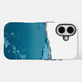 Coques Case-Mate iPhone Vague cool bleu clair (Verso (horizontal))