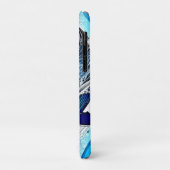 Coques Case-Mate iPhone Vague d'art Baleine Bleue (Dos/Gauche)