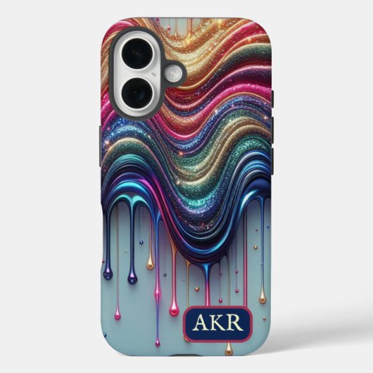 Coques Case-Mate iPhone Vague de arc-en-ciel (Verso)