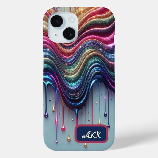 Coques Case-Mate iPhone Vague de arc-en-ciel (Verso)