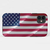 COQUES Case-Mate iPhone VAGUE DE DRAPEAU AMÉRICAIN (Dos (Horizontal))