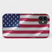 COQUES Case-Mate iPhone VAGUE DE DRAPEAU AMÉRICAIN (Dos (Horizontal))