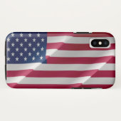 COQUES Case-Mate iPhone VAGUE DE DRAPEAU AMÉRICAIN (Dos (Horizontal))