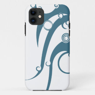 Coques Pour iPhone Vague Géométrique Bleu Turquoise