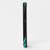 Coques Case-Mate iPhone Vague marémotrice turquoise (Dos/Gauche)