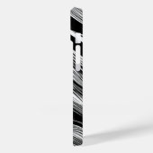 Coques Case-Mate iPhone Vague noire et blanche Abstraite (Verso / Gauche)
