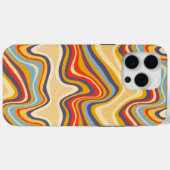 Coques Case-Mate iPhone vague rétro bord de mer (Verso (horizontal))