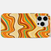 Coques Case-Mate iPhone vague rétro chaud (Verso (horizontal))