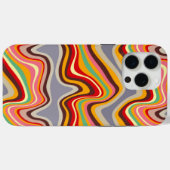 Coques Case-Mate iPhone vague rétro disco (Verso (horizontal))