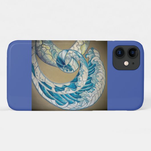 Coques Case-Mate iPhone vagues (Dos (Horizontal))