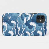 Coques Case-Mate iPhone Vagues Abstraites (Dos (Horizontal))