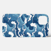 Coques Case-Mate iPhone Vagues Abstraites (Verso (horizontal))