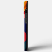 Coques Case-Mate iPhone Vagues Abstraites colorées (Verso / Gauche)