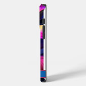 Coques Case-Mate iPhone Vagues Abstraites en néon (Verso / Gauche)