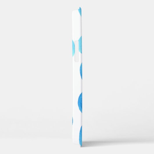 Coques Case-Mate iPhone Vagues Aquarelle : bleu turquoise sans joint. (Verso / Droite)