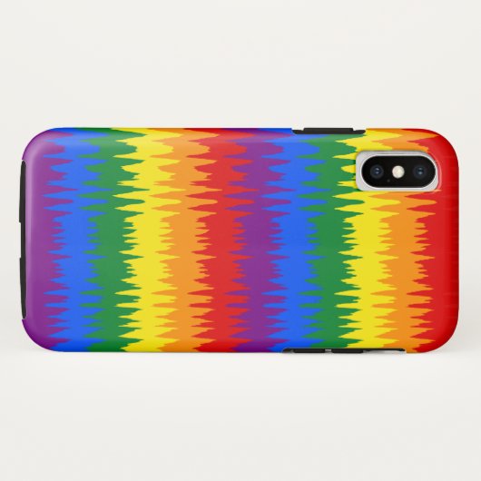 Coques Case-Mate iPhone Vagues arc-en-ciel (Dos (Horizontal))