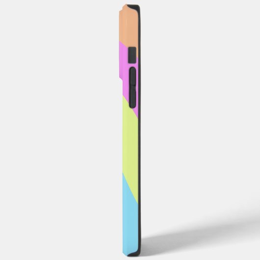 Coques Case-Mate iPhone Vagues arc-en-ciel Pastel (Verso / Gauche)
