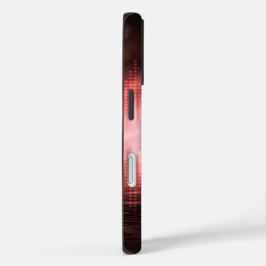 Coques Case-Mate iPhone Vagues audio rouges (Verso / Droite)