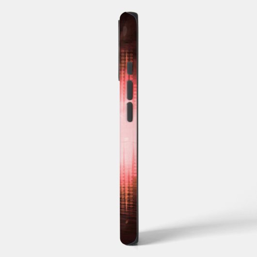 Coques Case-Mate iPhone Vagues audio rouges (Verso / Gauche)
