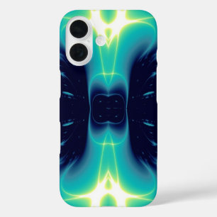 COQUES iPhone 16  VAGUES BLANCHES AQUA BLEU TURQUOISE