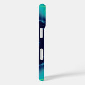 COQUES Case-Mate iPhone VAGUES BLANCHES AQUA BLEU TURQUOISE (Verso / Droite)