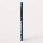 Coques Case-Mate iPhone Vagues bleu océan (Dos/Gauche)