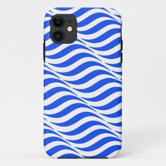 Coques Case-Mate iPhone Vagues Bleues (Dos)