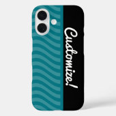 Coques Case-Mate iPhone Vagues bleues (Verso)