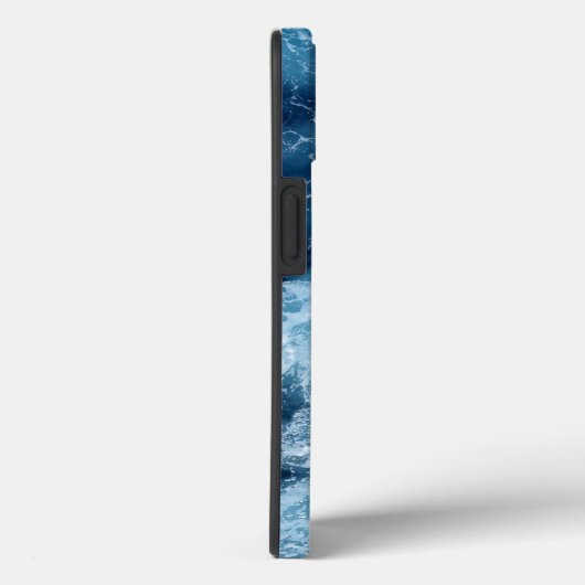 Coques Case-Mate iPhone Vagues bleues (Verso / Droite)