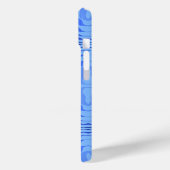 Coques Case-Mate iPhone Vagues bleues réfléchissantes Moderne Design abstr (Verso / Gauche)