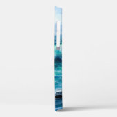 Coques Case-Mate iPhone Vagues dans l'océan. Impressionnisme moderne, mode (Verso / Gauche)