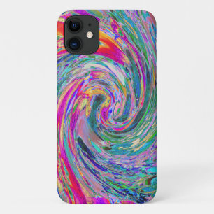 Case-Mate iPhone Case Vagues de couleur de fleurs psychédéliques florale