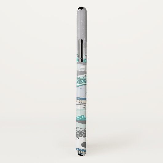 Coques Case-Mate iPhone vagues de dauphin couché de soleil (Dos/Droite)