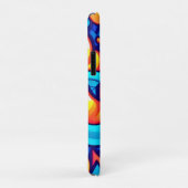 Coques Case-Mate iPhone Vagues de feu Art Abstrait (Dos/Droite)