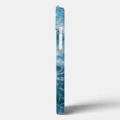 Coques Case-Mate iPhone Vagues de l'océan bleu (Verso / Gauche)