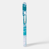 Coques Case-Mate iPhone Vagues de l'océan bleu (Verso / Gauche)