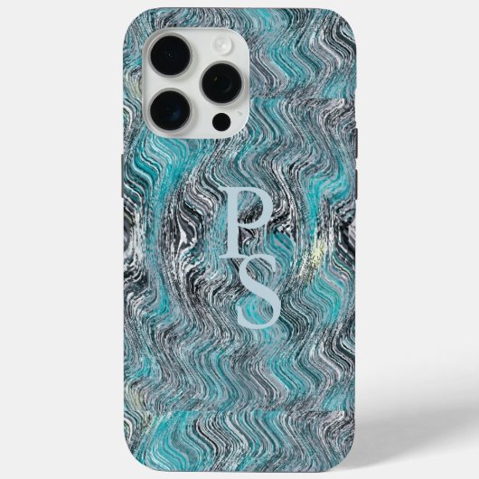 Coques Case-Mate iPhone Vagues de marbre (Verso)
