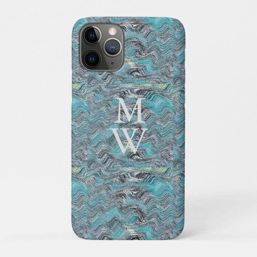 Coques Case-Mate iPhone Vagues de marbre (Dos)