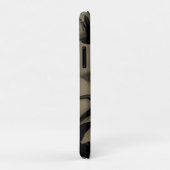Coques Case-Mate iPhone Vagues de Noir et Brown (Dos/Droite)