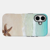 Coques Case-Mate iPhone Vagues de plage Étoile de mer Étoile de mer Tropic (Verso (horizontal))