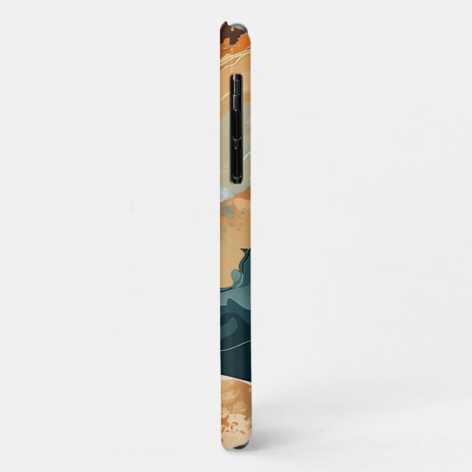 Coques Case-Mate iPhone Vagues de sérénité (Dos/Gauche)