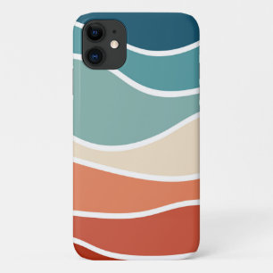 Case-Mate iPhone Case Vagues de style rétro coloré