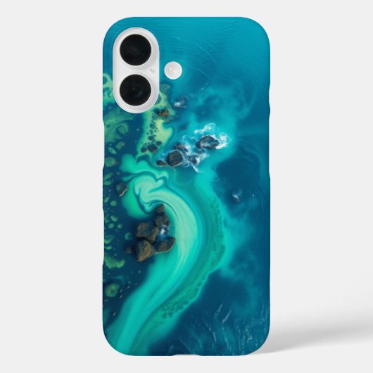 Coques Case-Mate iPhone Vagues de tranquillité : une vue paisible (Verso)