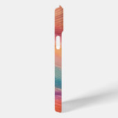 Coques Case-Mate iPhone Vagues de vibrations Pastel (Verso / Droite)