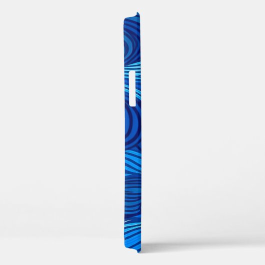 Coques Case-Mate iPhone Vagues d'eau bleu turquoise Abstraite | (Verso / Droite)