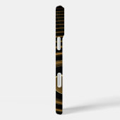 Coques Case-Mate iPhone Vagues dorées hypnotiques Art abstrait moderne (Verso / Droite)