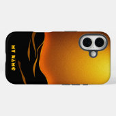 Coques Case-Mate iPhone Vagues du désert d'or au coucher du soleil (Verso (horizontal))